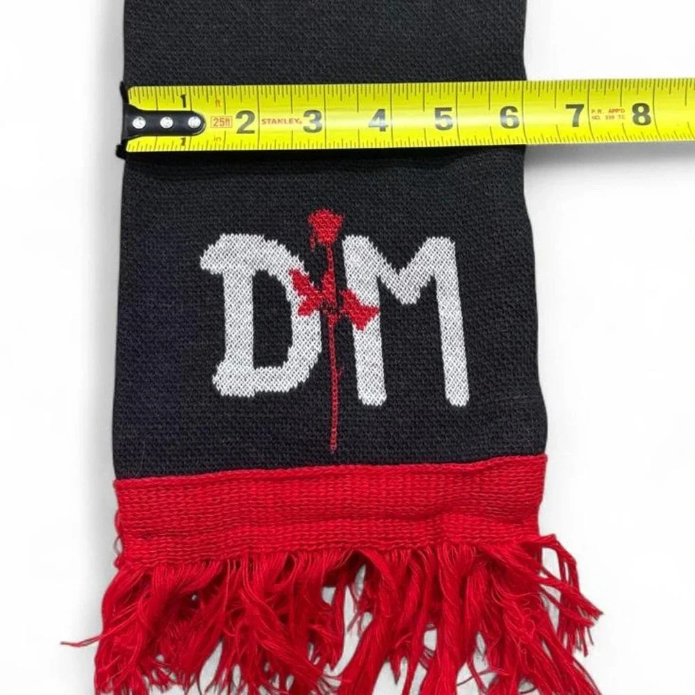 Depeche Mode Scarf DoubleSide Knit Band Y2K Style Soccer Violator/SOFOD Inspire